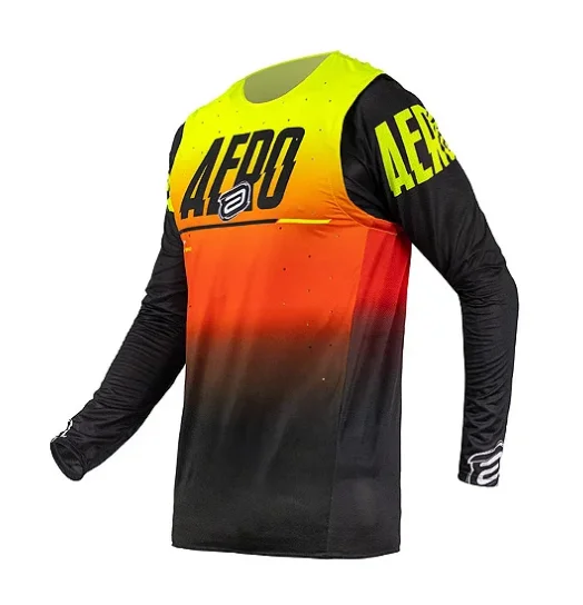Camisa ASW Concept Future 2025 Vermelho/Preto/Amarelo Flúor
